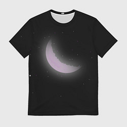 Футболка мужская Туманный месяц, цвет: 3D-принт