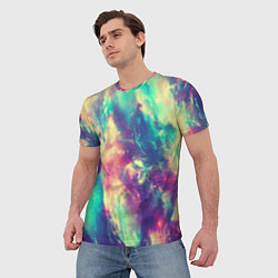 Футболка мужская Яркая футболка кислота, цвет: 3D-принт — фото 2