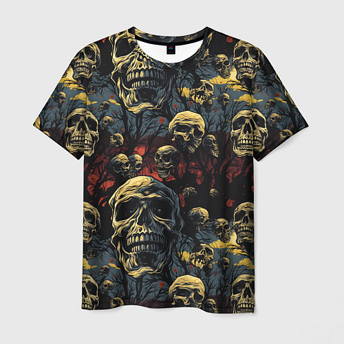 Мужская футболка Крик ужаса / 3D-принт – фото 1