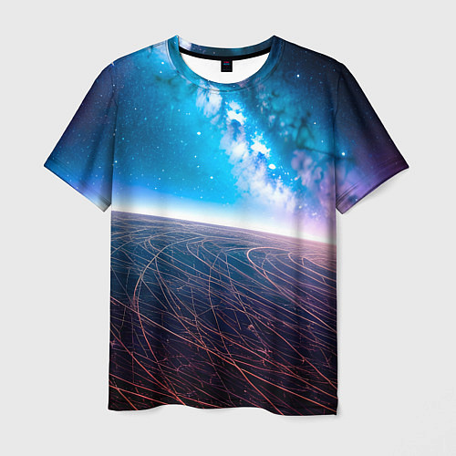 Мужская футболка Удивительный млечный путь / 3D-принт – фото 1