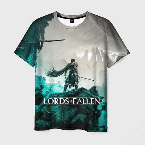 Мужская футболка Герой Lords of the fallen / 3D-принт – фото 1