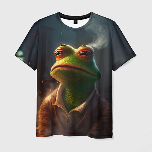 Мужская футболка Frog Pepe / 3D-принт – фото 1
