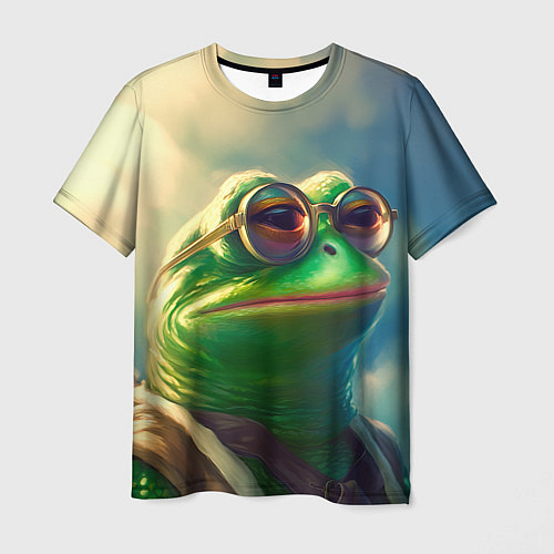Мужская футболка Лягушка Пепе / 3D-принт – фото 1