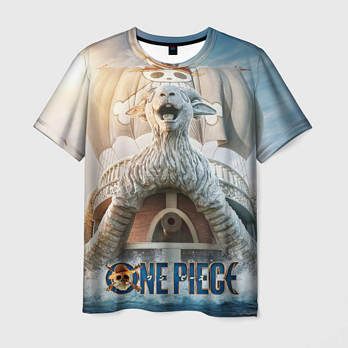 Мужская футболка Корабль One piece / 3D-принт – фото 1