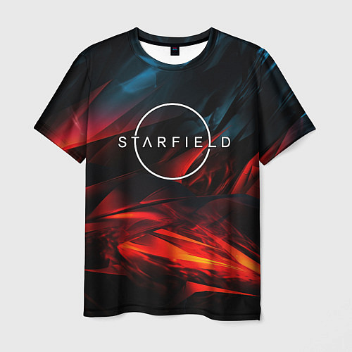 Мужская футболка Logo Starfield game / 3D-принт – фото 1