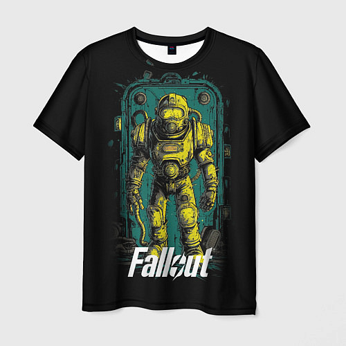 Мужская футболка Fallout poster style / 3D-принт – фото 1