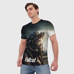 Футболка мужская Fallout man game, цвет: 3D-принт — фото 2