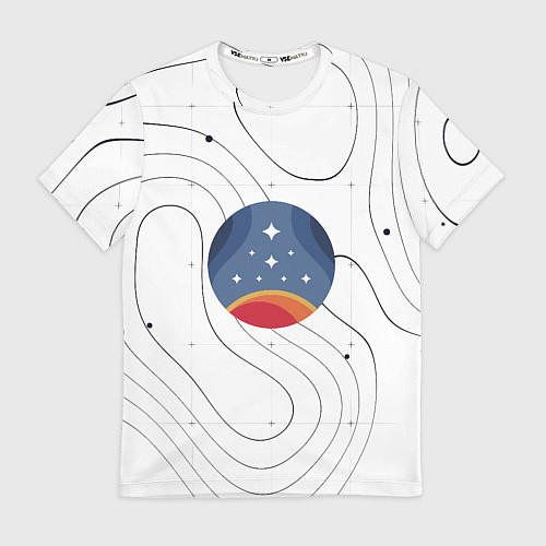 Мужская футболка Эмблема созвездия / 3D-принт – фото 1