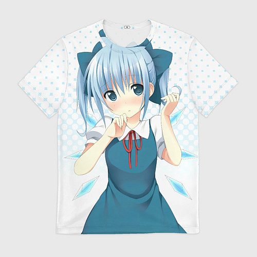 Мужская футболка Touhou Project Cirno Chiruno / 3D-принт – фото 1