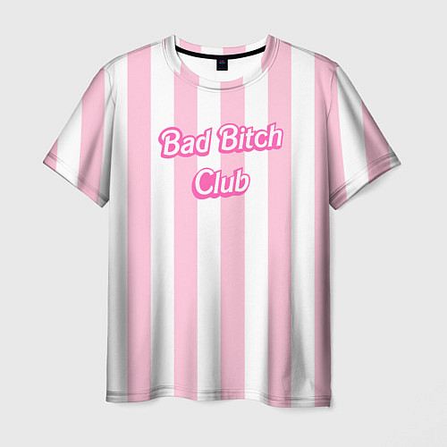 Мужская футболка Bad Bitch Club - barbie style / 3D-принт – фото 1
