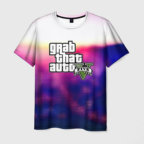 Мужская футболка Gta neon 10 лет / 3D-принт – фото 1
