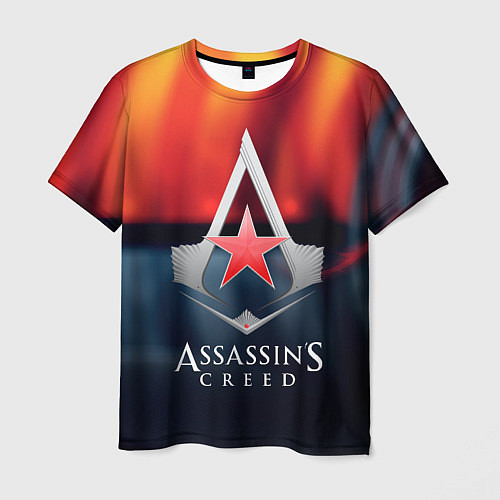 Мужская футболка Assassins Creed ussr / 3D-принт – фото 1