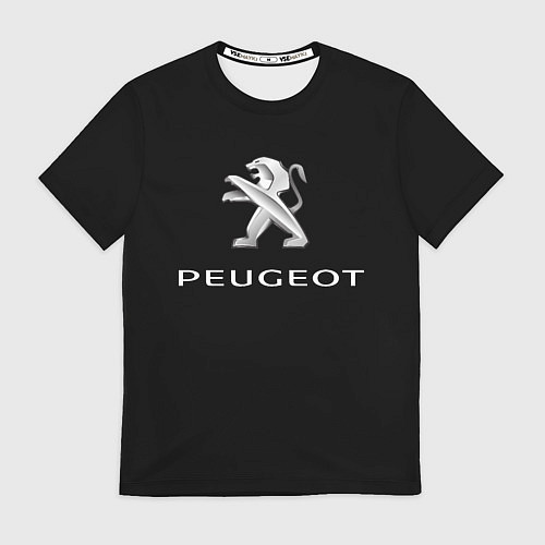 Мужская футболка Peugeot sport car / 3D-принт – фото 1