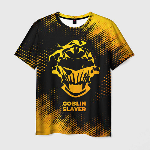 Мужская футболка Goblin Slayer - gold gradient / 3D-принт – фото 1
