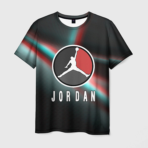 Мужская футболка Nba jordan sport / 3D-принт – фото 1