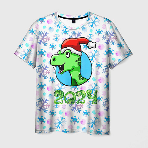 Мужская футболка Год дракона 2024 / 3D-принт – фото 1