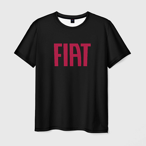 Мужская футболка Fiat sport auto brend / 3D-принт – фото 1