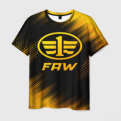 Футболка мужская FAW - gold gradient, цвет: 3D-принт