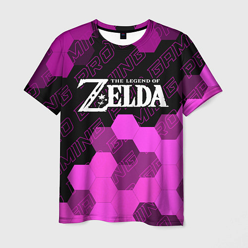 Мужская футболка Zelda pro gaming посередине / 3D-принт – фото 1