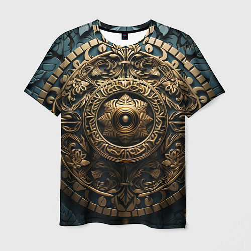 Мужская футболка Орнамент в кельтском стиле / 3D-принт – фото 1