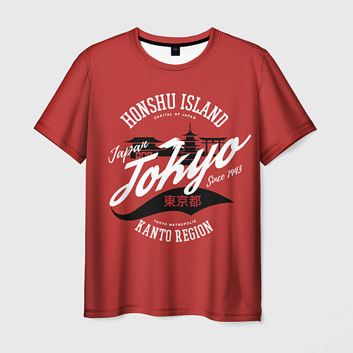 Мужская футболка Токио - Япония / 3D-принт – фото 1