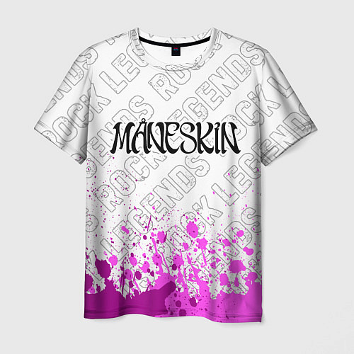 Мужская футболка Maneskin rock legends посередине / 3D-принт – фото 1
