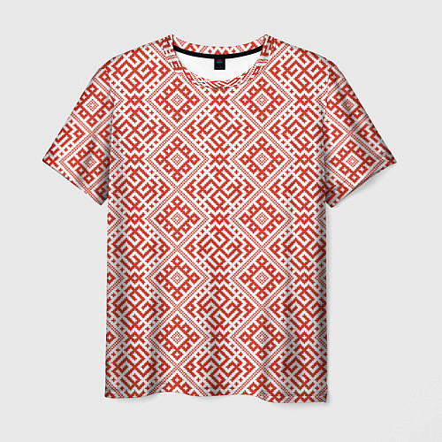 Мужская футболка Сварожич - славянский орнамент / 3D-принт – фото 1