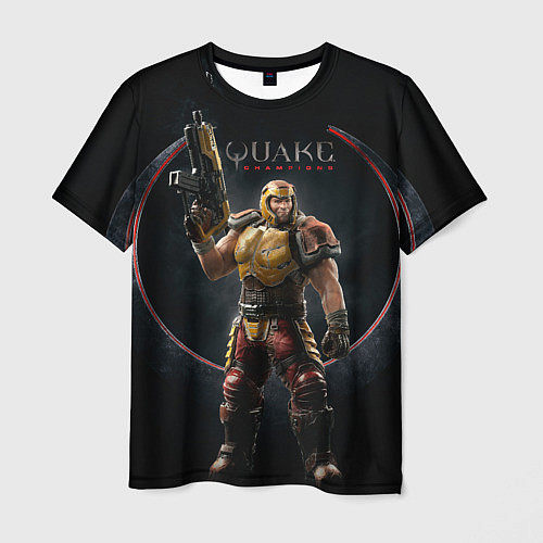 Мужская футболка Quake - Ranger / 3D-принт – фото 1