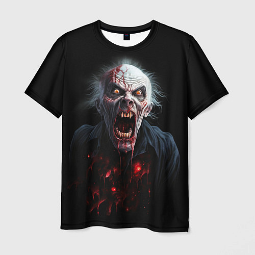 Мужская футболка Злой вампир / 3D-принт – фото 1