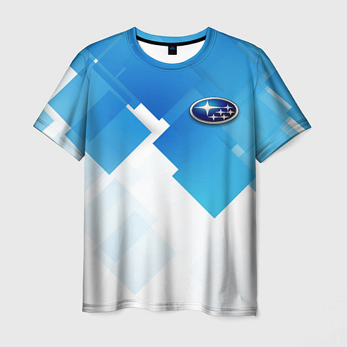 Мужская футболка Subaru art / 3D-принт – фото 1