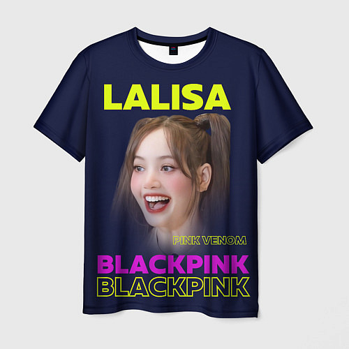 Мужская футболка Lalisa - девушка из группы Blackpink / 3D-принт – фото 1