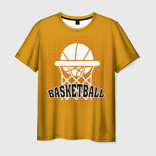 Мужская футболка Basketball - кольцо и мяч / 3D-принт – фото 1