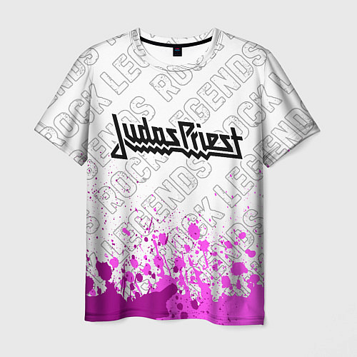 Мужская футболка Judas Priest rock legends посередине / 3D-принт – фото 1