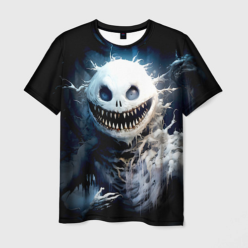 Мужская футболка Монстр - снеговик / 3D-принт – фото 1