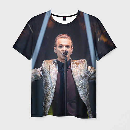 Мужская футболка Depeche Mode - Dave Gahan stage memento mori / 3D-принт – фото 1