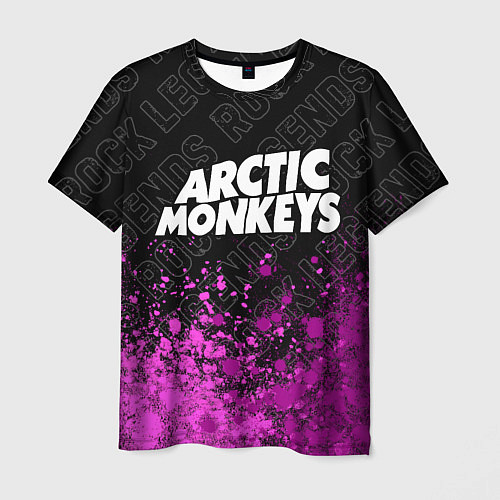 Мужская футболка Arctic Monkeys rock legends посередине / 3D-принт – фото 1