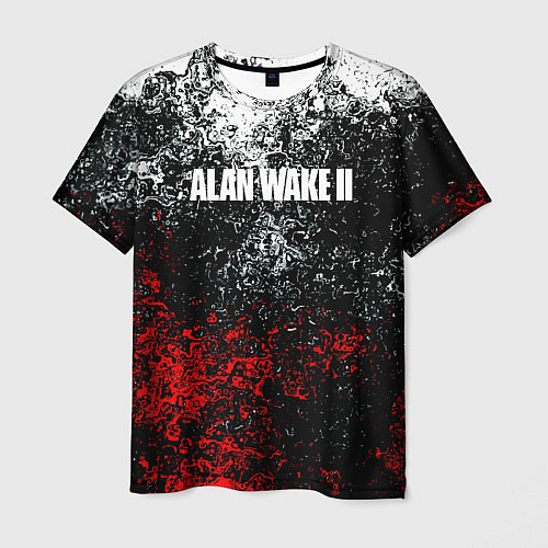 Мужская футболка Alan Wake 2 кровь / 3D-принт – фото 1