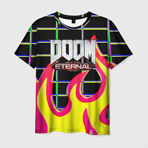 Мужская футболка Doom Eternal retro game / 3D-принт – фото 1