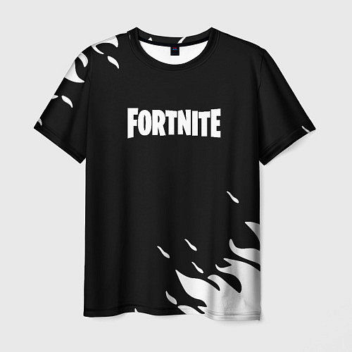 Мужская футболка Fortnite fire flame / 3D-принт – фото 1