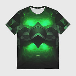 Мужская футболка Абстрактное царство зелени