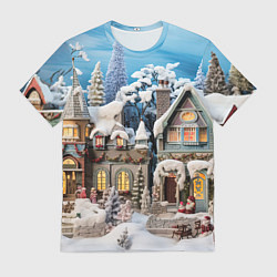 Мужская футболка Северное сияние торжества