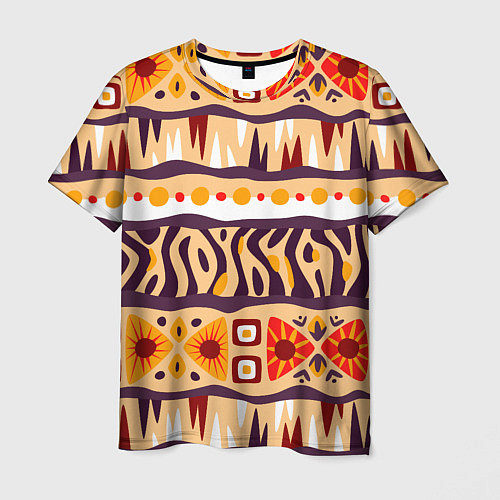 Мужская футболка Africa pattern / 3D-принт – фото 1