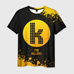 Футболка мужская The Killers - gold gradient, цвет: 3D-принт