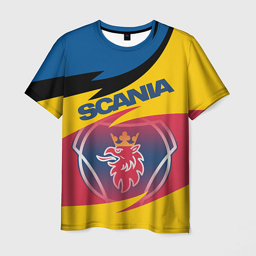 Мужская футболка Scania logo / 3D-принт – фото 1