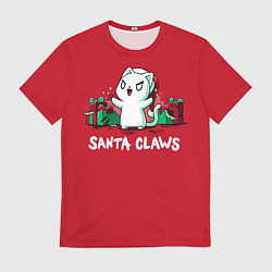 Футболка мужская Santa claws, цвет: 3D-принт