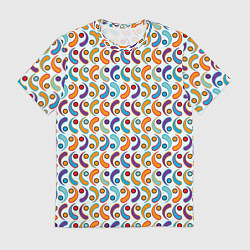 Мужская футболка Паттерн из симметричных фигур