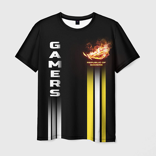 Мужская футболка Gamers minimalistic / 3D-принт – фото 1