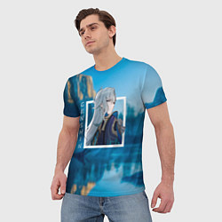 Футболка мужская Нёвиллет гидро дракон, цвет: 3D-принт — фото 2