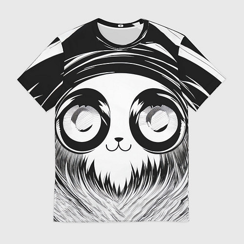 Мужская футболка Анимэ котик / 3D-принт – фото 1