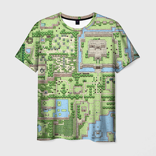 Мужская футболка Zelda: карта / 3D-принт – фото 1